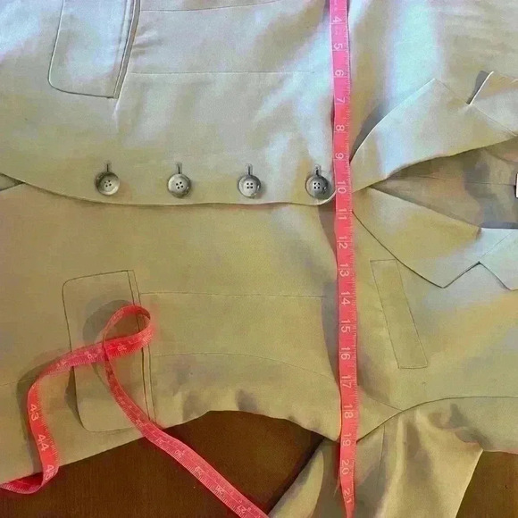 Emanuel ungaro woman’s blazer size 4/38 made of wool & silk with shoulder pads - Picture 7 of 7